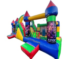 Commercial Inflatable Obstacle Course Large Outdoor K-POP <strong>Devil</strong> Hunter Inflatable Castle Suitable for Both Kids and Adults - Product Image 5