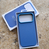 Étui de téléphone magnétique antichoc en cuir de haute qualité pour iPhone 18 Pro Max avec fenêtre d'animation et bouton AI, emballage d'origine