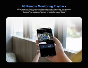 DVR para coche Sim 4G sin pantalla con cámara Dual, cámara de salpicadero en la nube, GPS, Wifi, lente Dual delantera y trasera, resolución de 1080P, 12 meses de garantía - Product Image 4