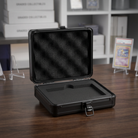 Boîte de rangement pour cartes en aluminium - Écologique, isolée, durable, portable, design simple et décontracté