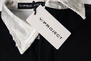 เสื้อยืดแขนยาวแบรนด์ Y/PROJECT คุณภาพสูงสำหรับผู้ชา<span class=keywords><strong>ย</strong></span> ลา<span class=keywords><strong>ย</strong></span>ทางสีขาว เสื้อโปโลแฟชั่นดีไซน์เนอร์สั่งทำพิเศษสำหรับผู้ชา<span class=keywords><strong>ย</strong></span> - Product Image 3