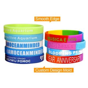 Bracelet en silicone promotionnel professionnel, personnalisable, respectueux de l'environnement, imprimé, pour événements - Product Image 4