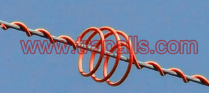 Jardín al aire libre Cuerda de plástico Rama de árbol Espiral Pájaro Vuelo Desviador Repelente de pájaros - Product Image 3