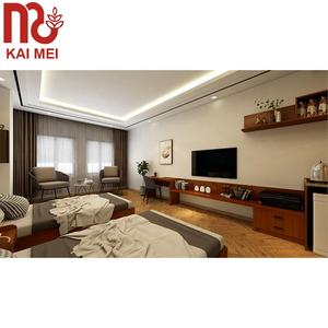 Hot Sale Black Room Hotel möbel 5 Sterne Massivholz Schlafzimmer Sets Paar Schlafzimmer Set - Product Image 4