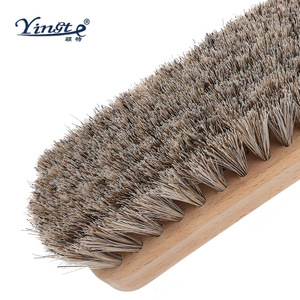 Yinste <b>Shoe</b> Brush Solid Wood Horse Hair <b>Soft</b> Bristle For Home Use Cleaning - Product Image 2