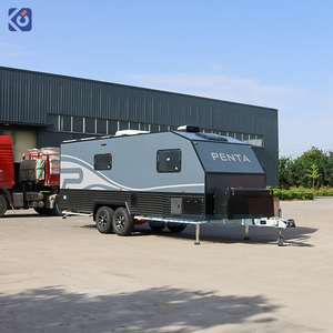 <span class=keywords><strong>Caravane</strong></span> de voyage moderne CAMPTRL avec armoires de style européen, tiroirs à fermeture douce, éclairage LED pour un camping contemporain - Product Image 3