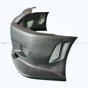 Pare-chocs avant en fibre de verre FRP style C-West pour Mitsubishi Lancer Evolution EVO 7 VII CT9A 2001-2003, kit carrosserie - Product Image 5