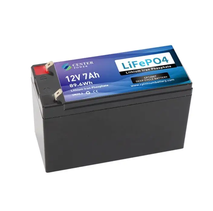 Centrum Power Solar Elektrische Systeem Kleine Batterij 12V 7ah Oplaadbare 12V 6ah 7ah 8ah 10ah 12ah Lithium batterij