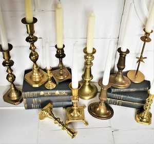 Best design metal brass size small single <b>stick</b> candle holder - Product Image 2