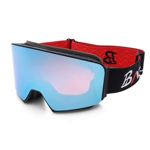 Masque de <span class=keywords><strong>ski</strong></span> demi-cadre tendance, à obstruction minimale, protection UV pour snowboard, couleur personnalisable, <span class=keywords><strong>champ</strong></span> de vision large, anti-buée - Product Image 1