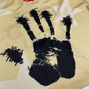 เสื้อฟุตบอลอเมริกันคลาสสิกแบบสั่งทำพิเศษ แห้งเร็ว ระบายอากาศได้ดี ป้องกันรังสียูวี ไซส์ใหญ่ สไตล์เรโทร สำหรับใส่เล่นกีฬาหรือใส่ลำลอง แบบซับลิเมชั่น - Product Image 5