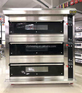 بيع ، 4 طوابق كبيرة للمطاعم التجارية ثلاثية الطبقات 3 أو 4 طوابق 16 صواني فرن غاز 12 صينية غاز - Product Image 5