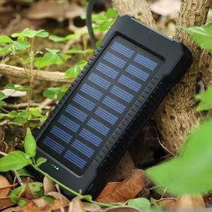 Batterie externe solaire 10000 mAh à succès – Chargeur USB portable avec lampe de camping pour le voyage - Product Image 5