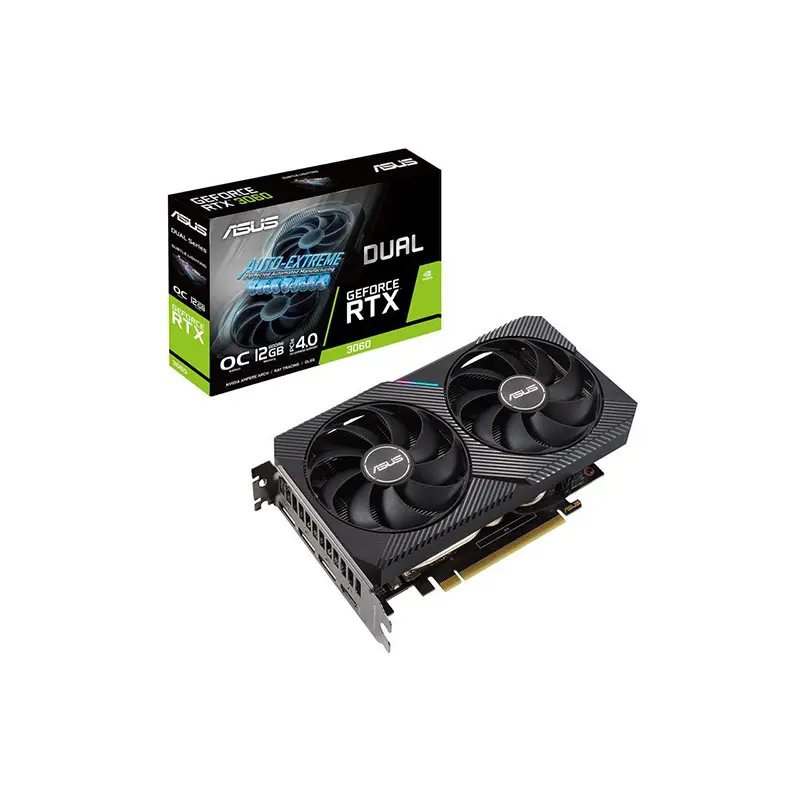 Çift GeForce RTX 3060 12GB GDDR6 PCI Express 4.0 ekran kartı