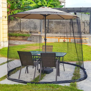 <span class=keywords><strong>Parasol</strong></span> de jardin d'été pliable avec <span class=keywords><strong>moustiquaire</strong></span> en polyester léger plié pour le camping en plein air et la suspension - Product Image 4