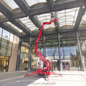 360 Spin 8-<span class=keywords><strong>18m</strong></span> 200kg Schlepp barer Teleskop ausleger Elektrischer <span class=keywords><strong>Diesel</strong></span> Hydraulischer Cherry Picker Spider <span class=keywords><strong>Boom</strong></span> <span class=keywords><strong>Lift</strong></span> für Ketten züge - Product Image 2