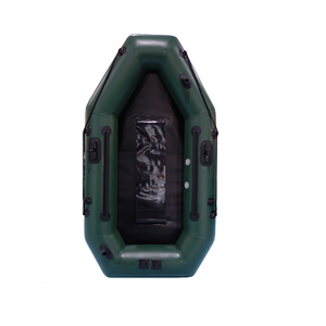 Zattera alla deriva per Kayak da pesca fluviale con pavimento in <span class=keywords><strong>legno</strong></span> in PVC per 2 persone con accessori gratuiti per Sport acquatici all'aperto - Product Image 4