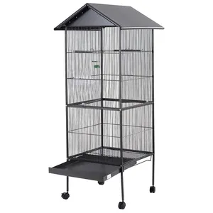 High Quality Large Iron Wire Mesh Bird House Pigeon Cage with Cover