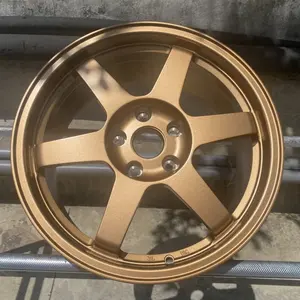 Bronz dövme jantlar 18 19 20 21 22 inç yolcu araba alaşım jantlar VW Jetta Golf Lioncel vagon R WuLing Mini Mazda 3 için