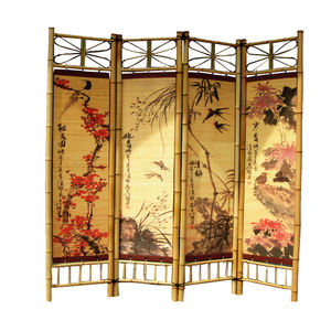 Écran décoratif en bois, <span class=keywords><strong>cloison</strong></span> en bambou, <span class=keywords><strong>panneau</strong></span> d'écran en bois - Product Image 1