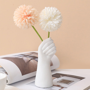 Vase à fleurs en résine fait à la main Art déco minimaliste <span class=keywords><strong>moderne</strong></span> pour anniversaire Home Decor-Creative Craft Ornement pour salon bureau - Product Image 1
