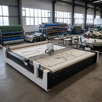 Máquina de Corte Automática CNC con Cuchilla Oscilante para PVC, Tela, Textil Industrial, Lona, Material para Carpas, Corte de Precisión