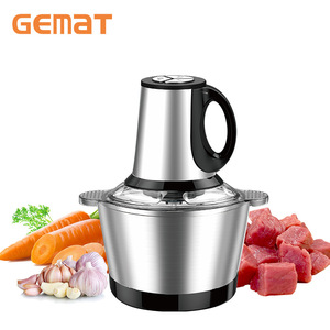Picadora de Carne de Acero Inoxidable 1L 3L, Procesador de Alimentos Multifunción, Licuadora Eléctrica Doméstica, Picadora con Múltiples Cuchillas - Product Image 3