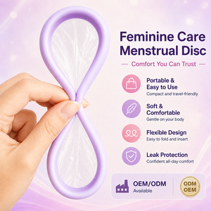 Coupe menstruelle jetable certifiée ISO, coupe menstruelle à usage unique, vente en gros directe d'usine, sur mesure - Product Image 1