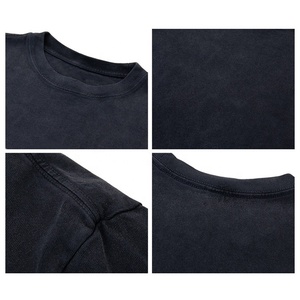 เสื้อยืดผ้าฝ้ายวินเทจสำหรับผู้ชายและผู้หญิงเสื้อยืดผ้าฝ้ายพิมพ์ลายดิจิทัล DTG น้ำหนักมากไม่มีลายแบบกำหนดเอง - Product Image 5