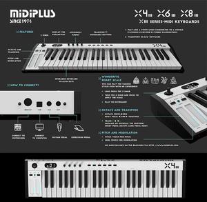 Midiplus X6 III,49 6188キーボード電子USB MIDI多機能ピアノプロフェッショナル電子アレンジキーボード - Product Image 4