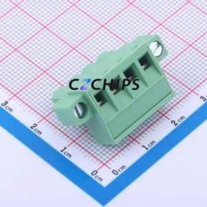 2ETYKM-5.0-04P-14-100AH Plug-in Terminal Block P=5mm Connector Plug Screw Fixing 1x4P 5mm - Product Image 2