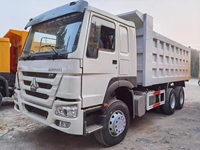 Camion lourd diesel Howo d'occasion à conduite à droite 6x4 375 ch 12 pneus 30 m³ benne basculante à prix abordable