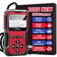 Lecteur de codes OBD2 professionnel V410, analyseur de données en temps réel, diagnostic universel de voyant moteur avec garantie d'un an