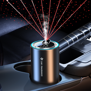 Diffuseur de parfum pour voiture à ultrasons intelligent, marche/arrêt automatique, alimenté par USB, réglable, parfum naturel de freesia, longue durée, désodorisant automatique pour l'air - Product Image 2