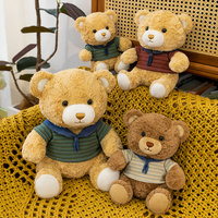 Peluche ours câlin à habiller - Peluche super douce avec vêtements, cadeau d'anniversaire mignon et vente en gros