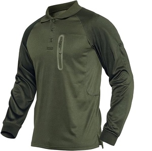 Nhanh chóng làm khô Rip dừng an ninh bảo vệ đồng Phục Nam chiến thuật polo Áo sơ mi - Product Image 1