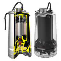 Pompe submersible en acier inoxydable à tête haute pour moteur à aimant permanent intelligent 0,75 kW 1HP pour irrigation de jardin à pression constante