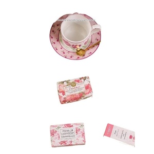 Cesta de Mimbre Tejida a Mano de Alta Gama, Práctica y Elegante, con Taza y Platillo, para <span class=keywords><strong>Regalo</strong></span> de Damas de Honor, Bodas, <span class=keywords><strong>Cumpleaños</strong></span>, Navidad - Product Image 5