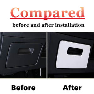 Accessoires d'intérieur automobile en acier inoxydable OEM pour 2019 <span class=keywords><strong>Audi</strong></span> <span class=keywords><strong>Q3</strong></span> Cab Storage Box Panel Decorative Sequins - Product Image 3