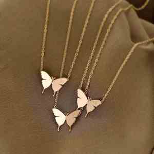 Gold Pendant <b>Necklace</b> Cross Border Multi Exclusive Influencer Choice Item Certified Material <b>Solid</b> Metal Construction Gift - Product Image 4