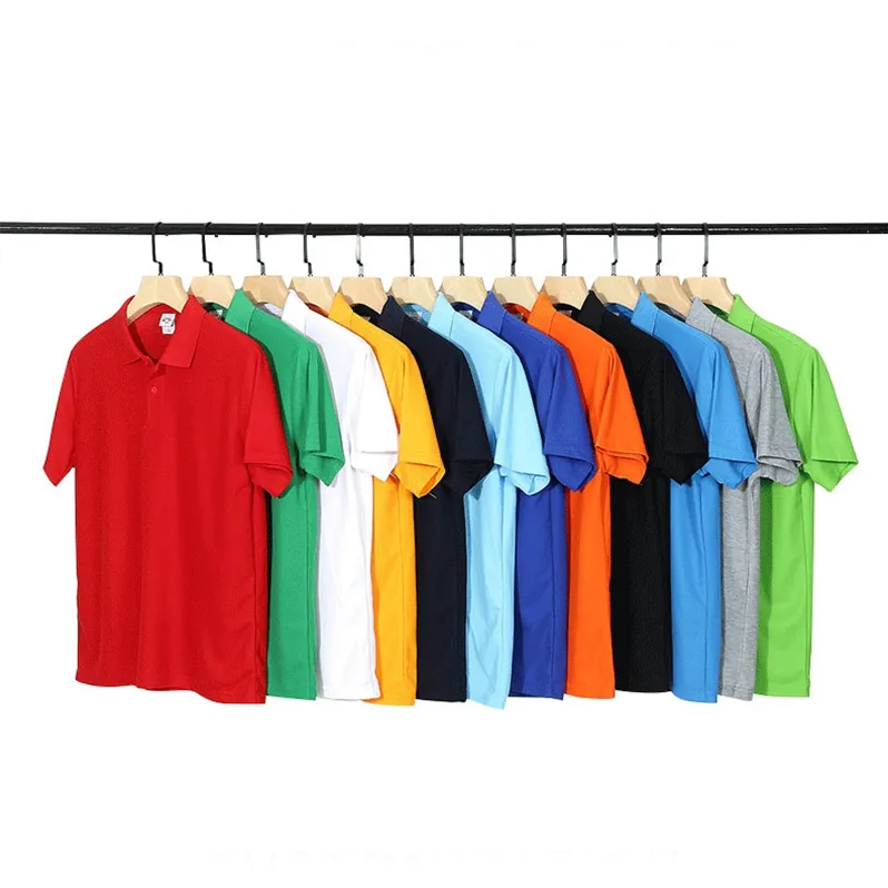 Custom Printing Embroidery 100% Cotton Polo Shirt Oem Logo Plain Blank Polo T Shirt For Men 100 Cotton