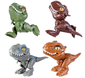 <span class=keywords><strong>Dinosaurios</strong></span> mordiendo los dedos marioneta Modelo figura novedad juguetes con las extremidades flexibles para niños y niñas - Product Image 1