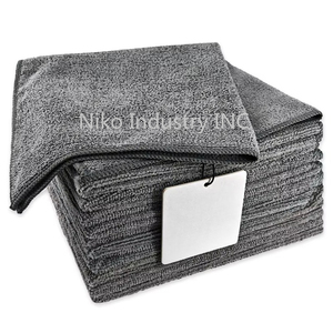 ชุดผ้าไมโครไฟเบอร์ NIKO 3 ชิ้น 400GSM ขนาด 60x60 ซม. สำหรับทำความสะอาดรถยนต์ (โพลีเอสเตอร์ 80% โพลีเอไมด์ 20%) - Product Image 1