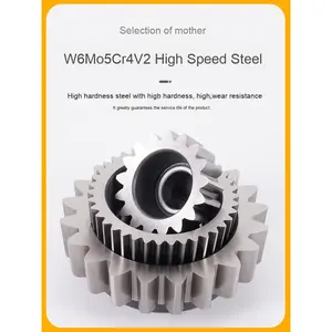 Dairesel koni kase eklemek 30-50 derece basınç açısı 75 iç diş kesici düz diş ekleme dönüm aracı OEM - Product Image 4