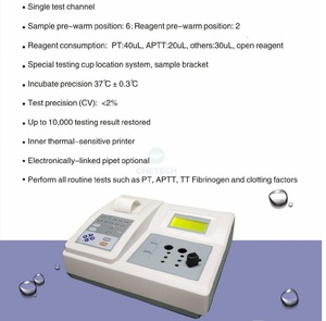Analyseur de <span class=keywords><strong>coagulation</strong></span> sanguine CA13 Onetech, analyseur de <span class=keywords><strong>coagulation</strong></span> sanguine vétérinaire portable - Product Image 2