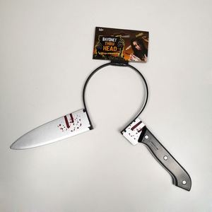 Accessoires en plastique artificiel : Hache, Couteau, Jouet farfelu, Bandeau, Décoration d'Halloween pour Fête, Vente en gros - Product Image 4