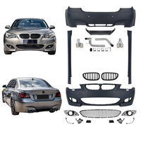 Kit Carrozzeria Completo per BMW Serie 5 E60 2004-2010: Upgrade Stile M5 con Paraurti Anteriore e Posteriore, Minigonne Laterali e Terminali di Scarico - Kit Conversione Facelift