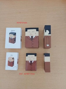 Drôle chauve oncle gommes Creative Gag fournitures de bureau pour les travailleurs et étudiants examens Art gomme papeterie avec Design humoristique - Product Image 6