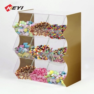Tùy chỉnh Rõ Ràng Acrylic Kẹo Thùng Kẹo Dispenser Cho Siêu Thị - Product Image 4
