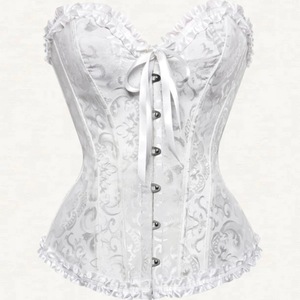 Corsetto Modellante Donna 2026 Hot Selling: Top Bustier in Pizzo con Fiocco, Vestibilità Slim, Effetto Snellente e Stecche a Lisca di Pesce - Product Image 3